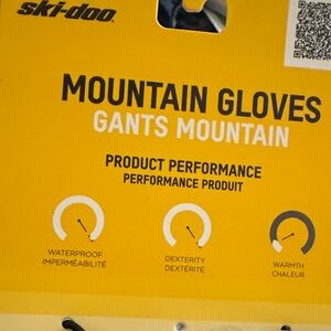 Ski-Doo Mountain Gloves - Black XL US ONLY- you need these!!